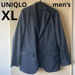 UNIQLO 感動ジャケット　XL ネイビー スリムフィット　軽量　洗濯可能