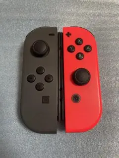 【純正】【美品】Switch ジョイコン レッド　ブラック左右 LR スイッチ