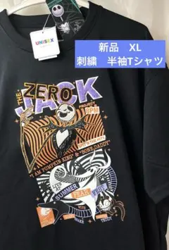 ナイトメアビフォアクリスマス　ジャックスケリントン　半袖　Tシャツ　ゼロ　テディ