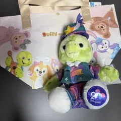 ディズニーシーと香港ディズニーオルメル ぬいぐるみキーチェーン2点