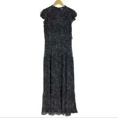 FRAY I.D シフォンプリーツプリントワンピース