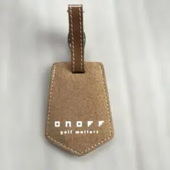 美品☆ONOFF オノフ ゴルフ ネームプレート タグ