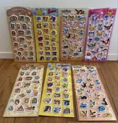 ポケモン ステッカー 7枚セット シール 公式 まとめ売り 正規品 まとめ割