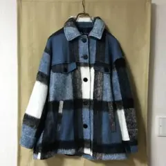 ZARA ザラ　オーバーサイズチェック柄 シャツジャケット