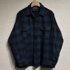 50's〜60's PENDLETON ボードシャツ チェック 黒ボタン