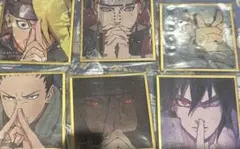 NARUTO 疾風伝 豆ガシャ色紙第4弾 6枚セット