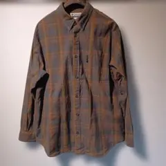 Columbia チェック柄 長袖シャツ Lサイズ