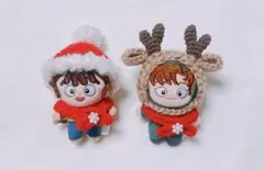 ほわぬい ぬい服 クリスマス ボンネット