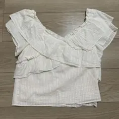31 sons de mode 服　白フリルトップスのサムネイル