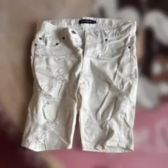 JACOB COHEN ホワイト ショートパンツ 32インチ - メルカリ