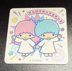 サンリオキャラクターズ　スクエアマグネット リトルツインスターズ