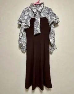 レディース　ワンピース　長袖