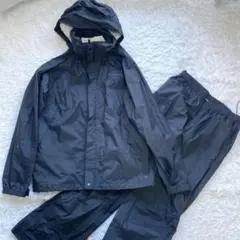 コロンビア　グラスバレー　レインスーツ　上下セットアップ　ブラック　L