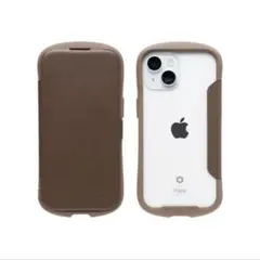 iFaceReflection iPhone15 ケース手帳型　ブラウン