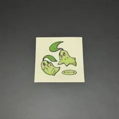 ポケモンパンシール　デコキャラシール　チコリータ　ツイン　第49弾