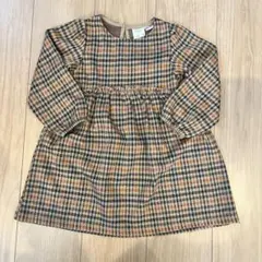 ZARA チェック柄ワンピース 3-4歳　100cm