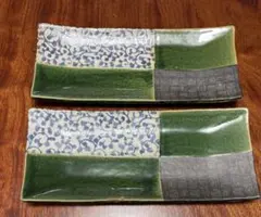 九谷焼 長角皿 5枚セット 和食器 渦模様 - メルカリ