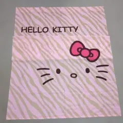 Sanrio✽Hello Kitty✽ゼブラ柄のれん✽ピンク