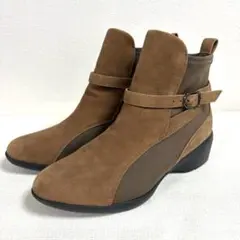 美品fitfitフィットフィットサイドストレッチジョッパーズ スエード24.5