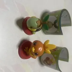アチャモ　ナエトル　フィギュアセット　ポケモン　チョコエッグ