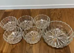 昭和レトロ ガラスの器 小鉢 大小6点セット