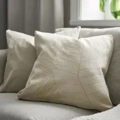 未使用 IKEA イェッテグラン クッションカバー オフホワイト