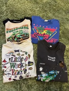 100サイズ　 ロンT 4枚　セット　男の子　スパンコール　刺繍