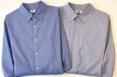 【まとめ売りで激安】UNIQLO XL 長袖シャツ2点セット 着回し最強