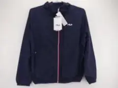FILA GOLF ナイロンジャケット M ネイビー フルジップ パーカーのサムネイル