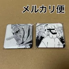 鬼滅の刃　ダイニング　お楽しみくじ　台本表紙イラストスクエア缶バッジ　錆兎　鱗滝