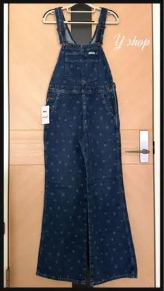 ストライプ オーバーオール