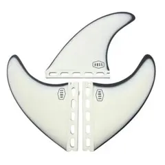 【新品】AQSS Futures ホワイト・ブラックライン TRI FIN