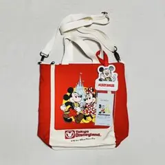 東京ディズニーランド開園当時の復刻トートバッグ　ミッキー　ミニー　ドナルド クラシックデザインのミッキー・ミニー・ドナルドデザイン☆東京