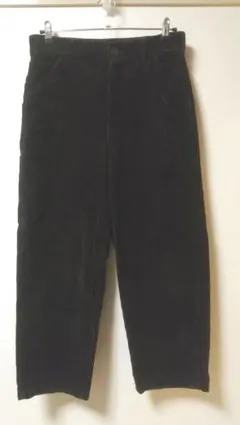 【古着】UNIQLO U コーデュロイワイドワークパンツ ダークブラウン