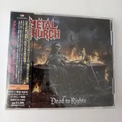 METAL CHURCH デッド・トゥ・ライツ CD 日本盤