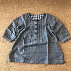 無印良品　ナチュラル　ワンピース　デニム　チュニック