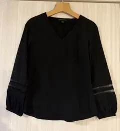 Banana Republic 長袖ブラウス ブラックのサムネイル
