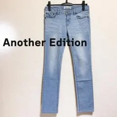Another Edition　デニムパンツ　水色　ウォッシュド　スキニーのサムネイル