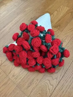 花束ブランケット ブーケ バラ 赤