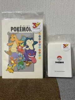 スリコ　ポケモン　BOOK型ふせんセット、ステッカーセット