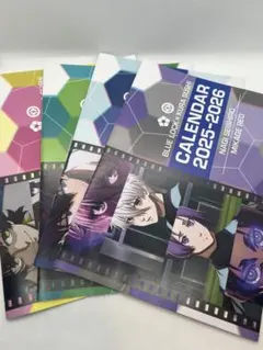 くら寿司　ブルーロック　カレンダーコンプリートセット　マステ　缶バッチ