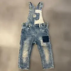 H&M デニムオーバーオール 12-18M 90