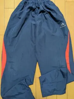 ネイビー ピステパンツ160㌢サッカーフットサル　サッカーウエア　防寒