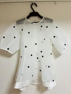 Rirandture ドット柄 シアーブラウス チュニックのサムネイル