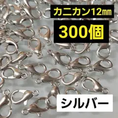【300こ】カニカンシルバー♡12㎜♡　同梱割引対象外✕