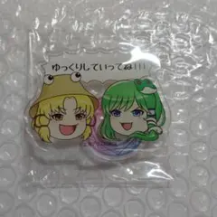 東方project　諏訪湖　東風谷早苗　アクリルスタンド　ダイソー