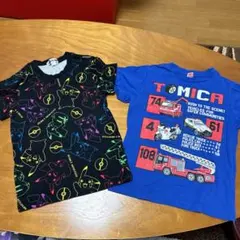 キッズTシャツ2枚　（ポケモン、トミカ）