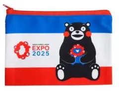 EXPO2025 ミャクミャク 【くまモン】 ジッパーポーチ 大阪万博公式商品