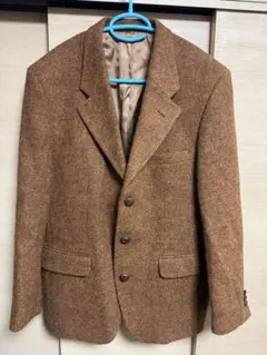 harris tweed ブラウンミックス ツイード テーラードジャケットのサムネイル
