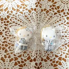 【cana☺︎様専用】マスコットチャーム　モノクロガーリーふたごコーデ　ダニエル